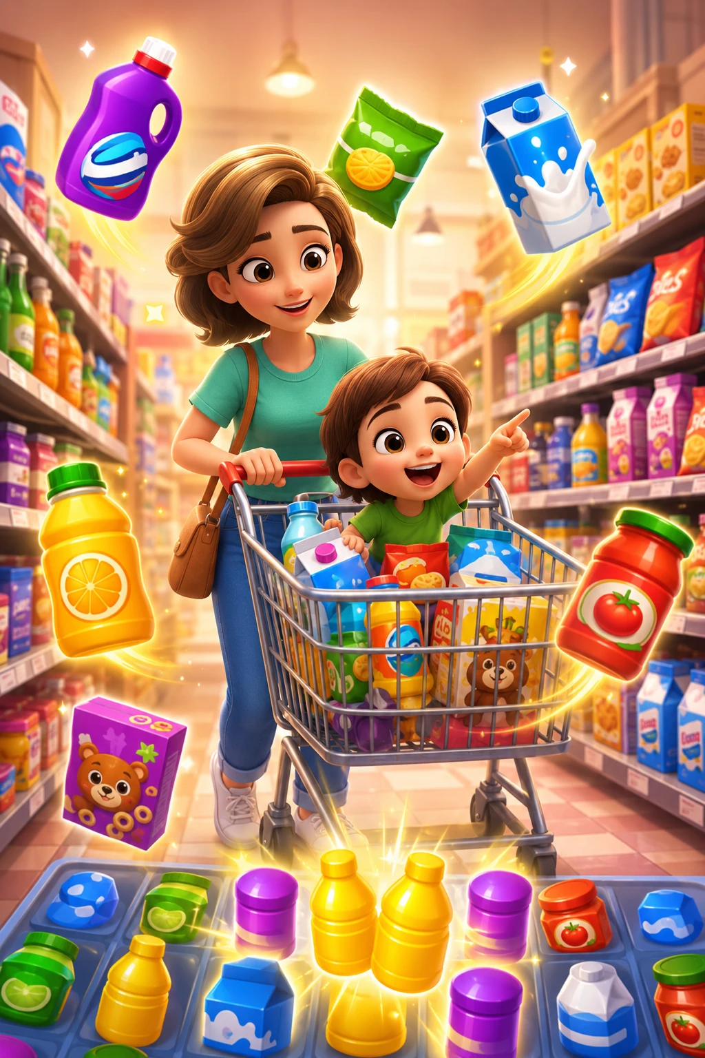 Goods Triple 3D: Sort Matching game art