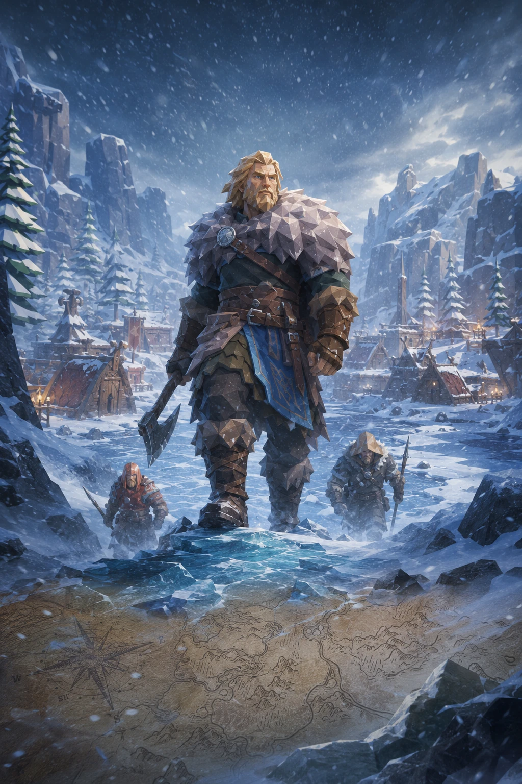Norse Survival game art